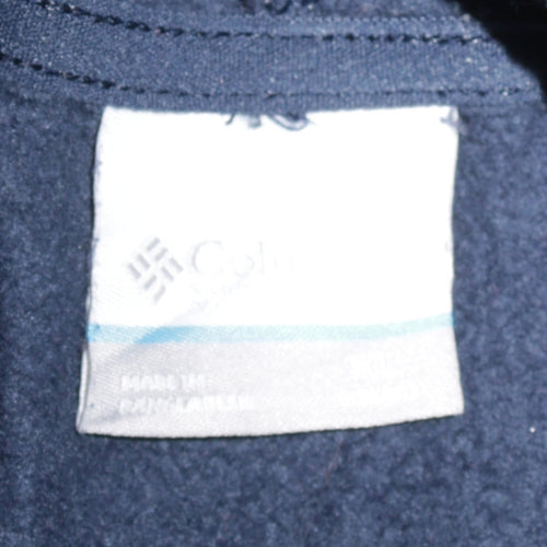 Columbia Women’s Navy Blue Pullover Hoodie Size M Cotton Blend Logo