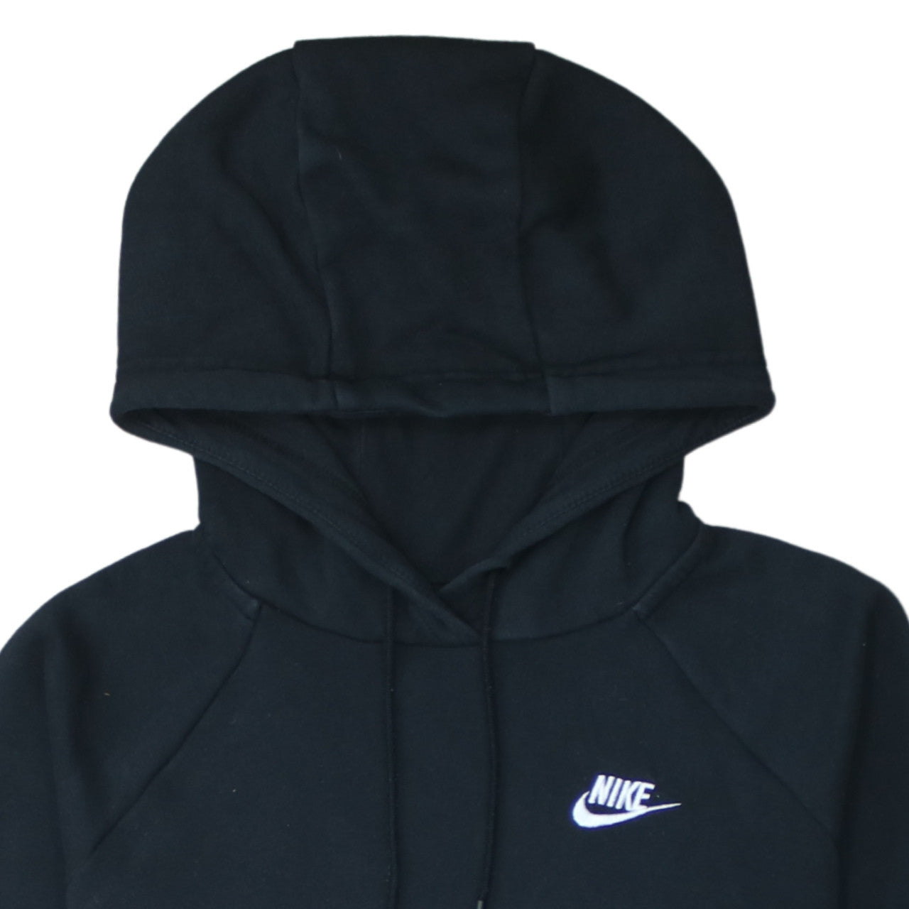 Nike Mens Black Pullover Hoodie Small Regular Fit Fleece Sweatshirt