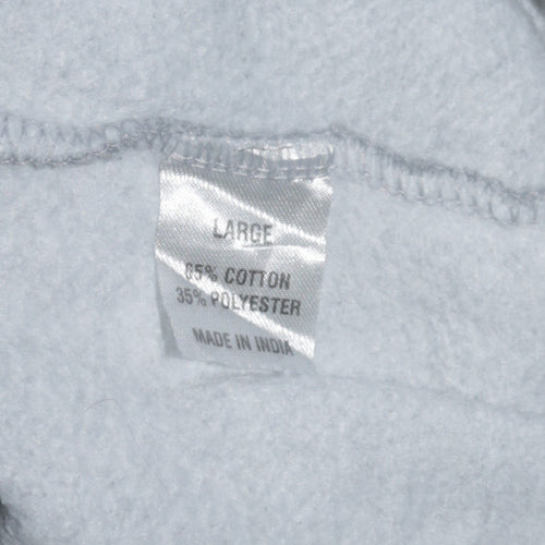 Hard Rock Cafe Men’s Grey Pullover Hoodie Large London Logo
