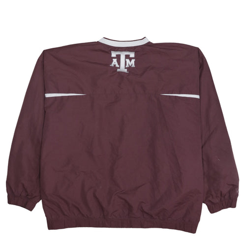Starter Mens 2XL Brown Texas A&M Aggies Pullover Sweatshirt