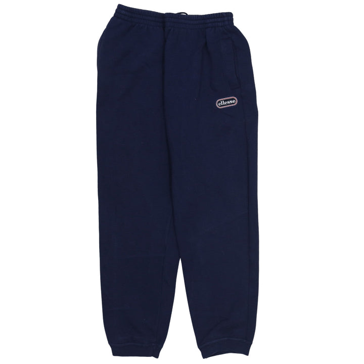 Ellesse Women Navy Blue Jogger Sweatpants Size UK 10 Cotton Blend