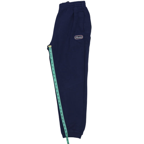 Ellesse Women Navy Blue Jogger Sweatpants Size UK 10 Cotton Blend