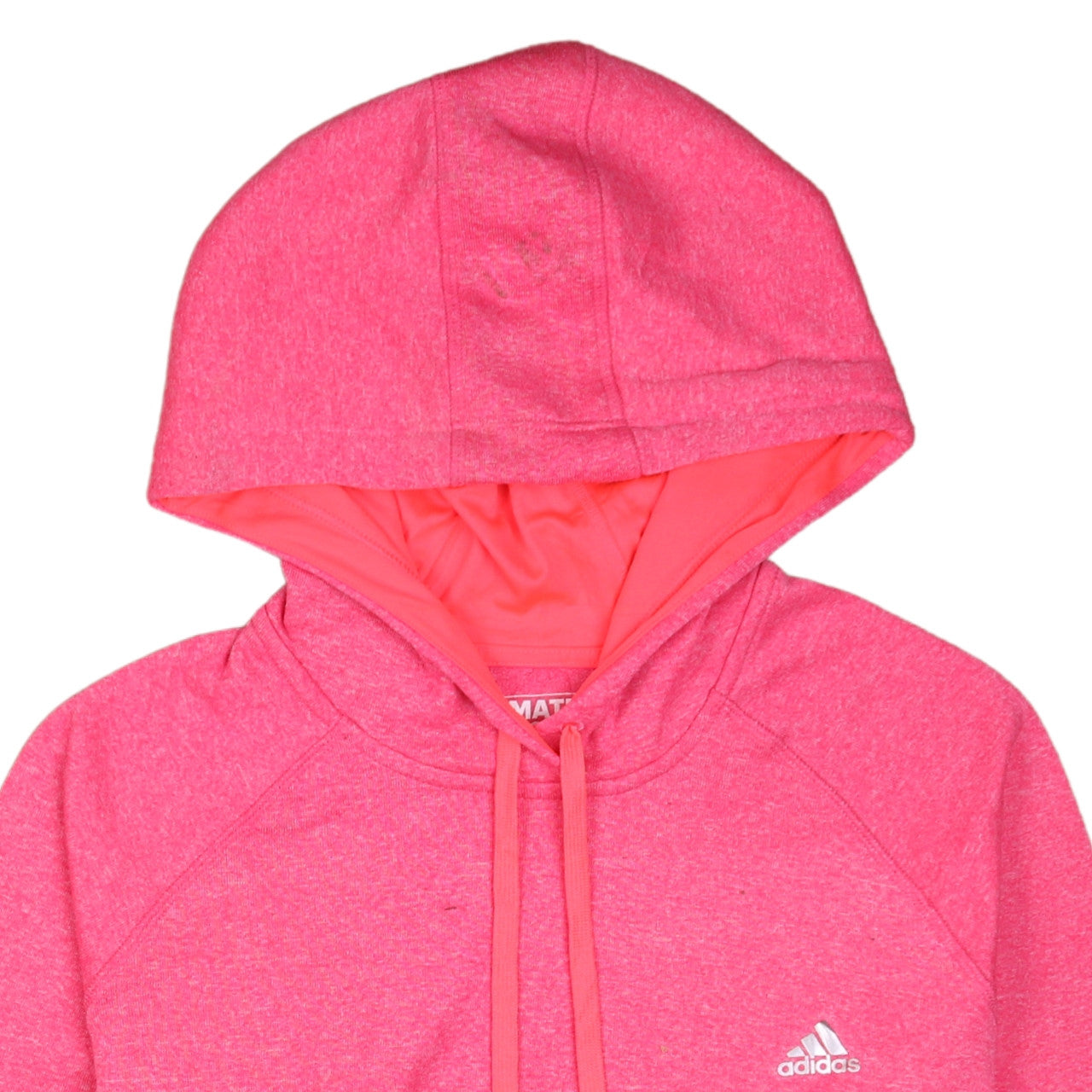Adidas Womens Pink XL Pullover Hoodie with Kangaroo Pocket