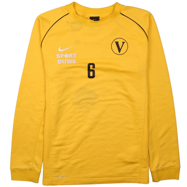 Nike Boys Yellow Dri-Fit Pullover Football Sweatshirt XL 13-15 Years