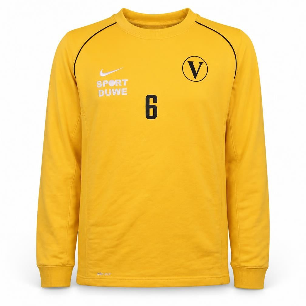 Nike Boys Yellow Dri-Fit Pullover Football Sweatshirt XL 13-15 Years