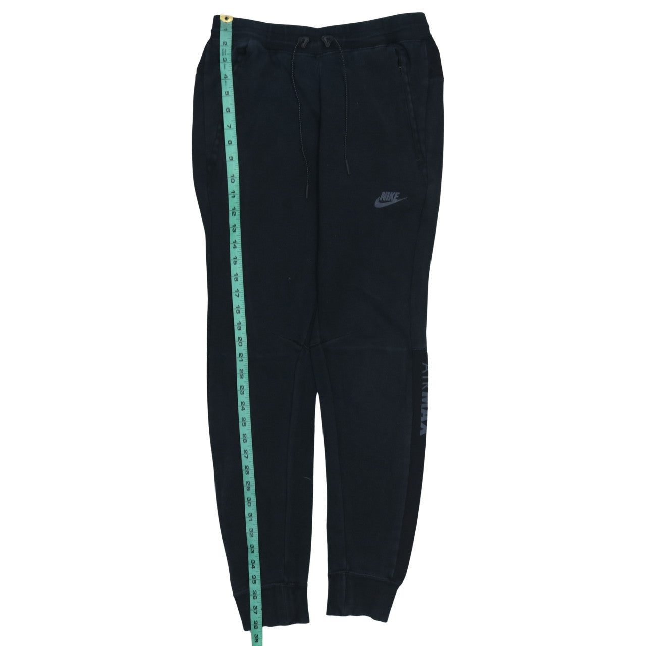 Nike Men's Black Joggers Small Regular Fit Fleece Sweatpants