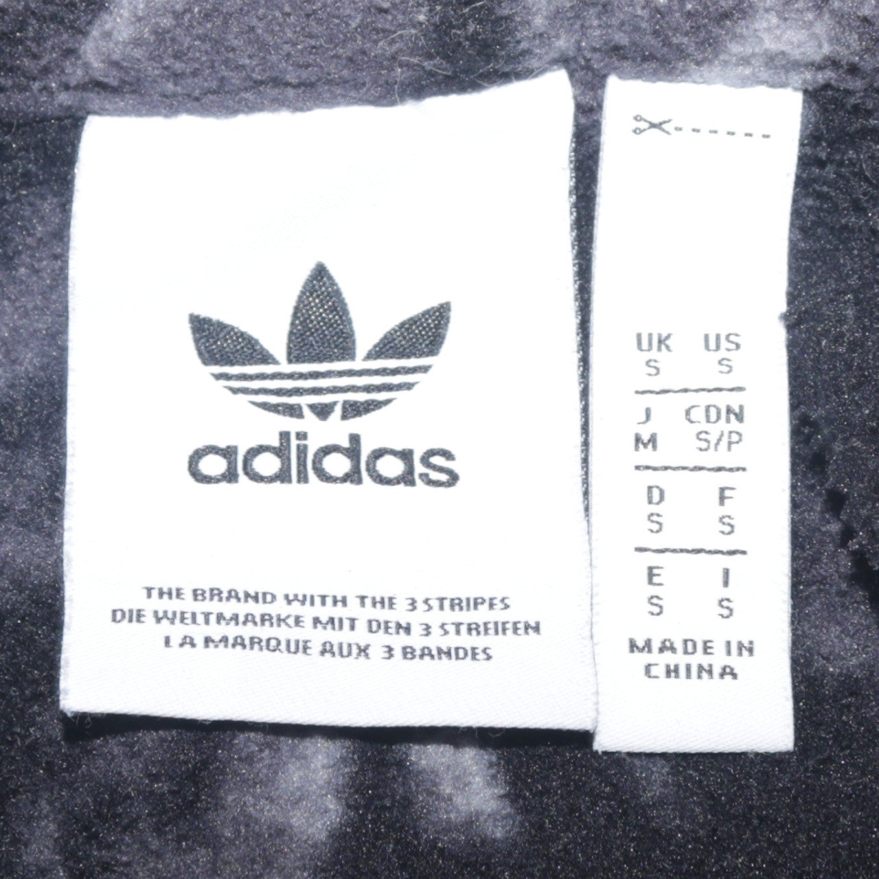 Adidas Women's Black Fleece Bomber Jacket Size S