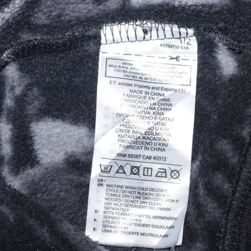 Adidas Women's Black Fleece Bomber Jacket Size S