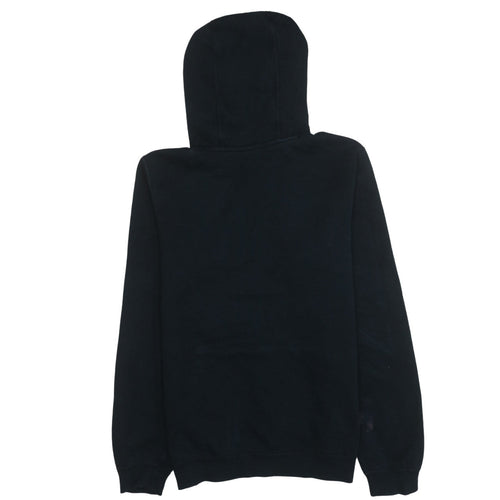 Nike Men's Black Small Pullover Hoodie with Logo Pocket Fleece