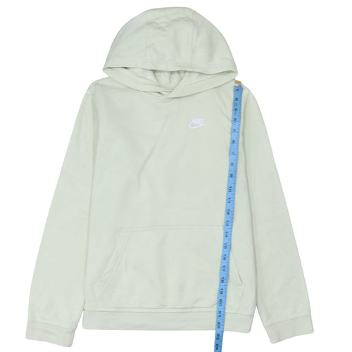 Nike Boys Ivory Pullover Hoodie XL Fleece Logo Lightweight Sweatshirt