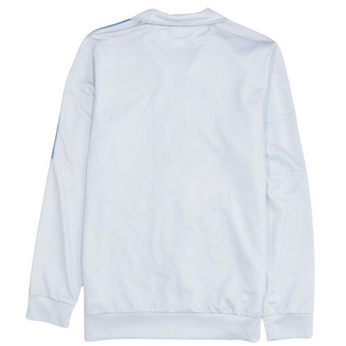 adidas Boys White 15-16 Years Track Jacket Full Zip Polyester Activewear