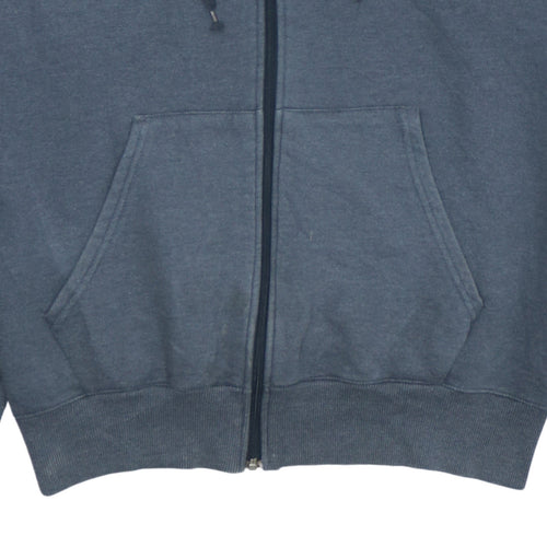 Champion Women’s Grey Full Zip Hoodie M Classic Fit Logo
