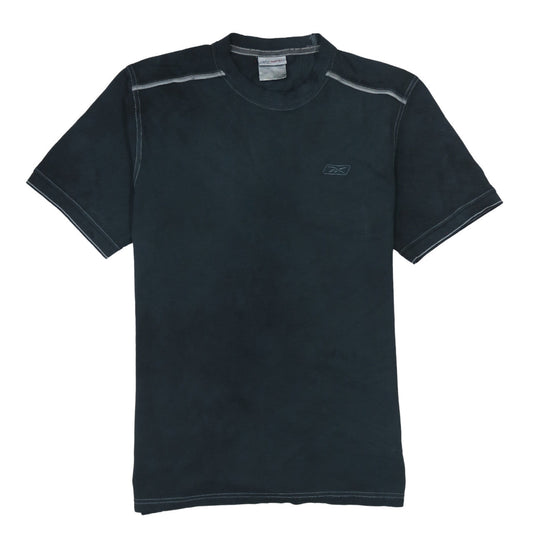Reebok Men's Black Crew Neck Short Sleeve Cotton T-Shirt M