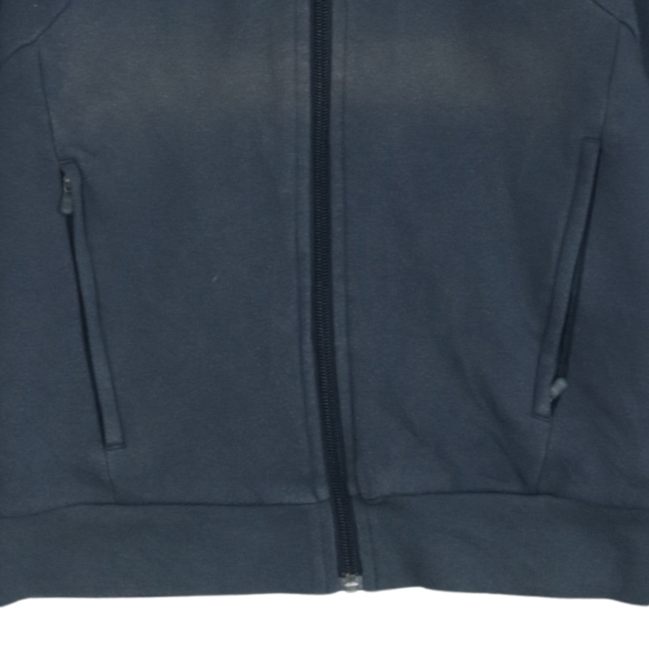 adidas Men’s Blue Track Jacket L Full Zip Hooded Sportswear