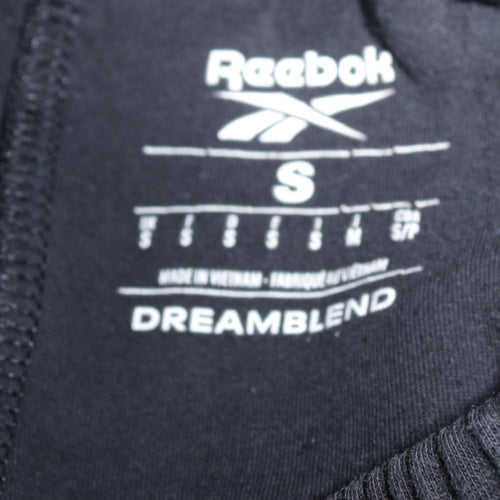 Reebok Women Black Small Jogger Sweatpants with Ankle Zip