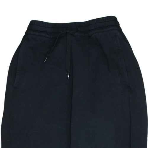 Reebok Women Black Small Jogger Sweatpants with Ankle Zip