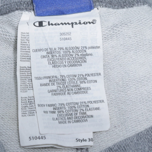 Champion Boys Grey Jogger Sweatpants XL 13-14 Years Cotton Blend