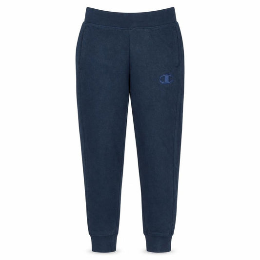 Front view of Champion Men's Blue Small Jogger Sweatpants Regular Fit
