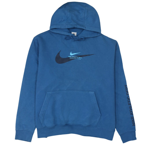 Nike Men's Blue XL Pullover Hoodie Athletic Dept Logo Sweatshirt
