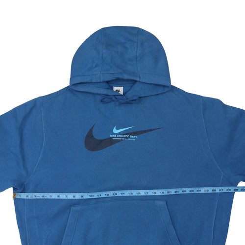 Nike Men's Blue XL Pullover Hoodie Athletic Dept Logo Sweatshirt