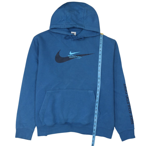Nike Men's Blue XL Pullover Hoodie Athletic Dept Logo Sweatshirt