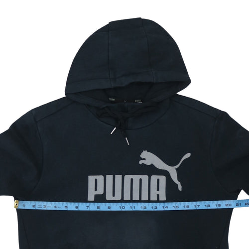 Puma Men's Black Regular Fit Pullover Hoodie Size S