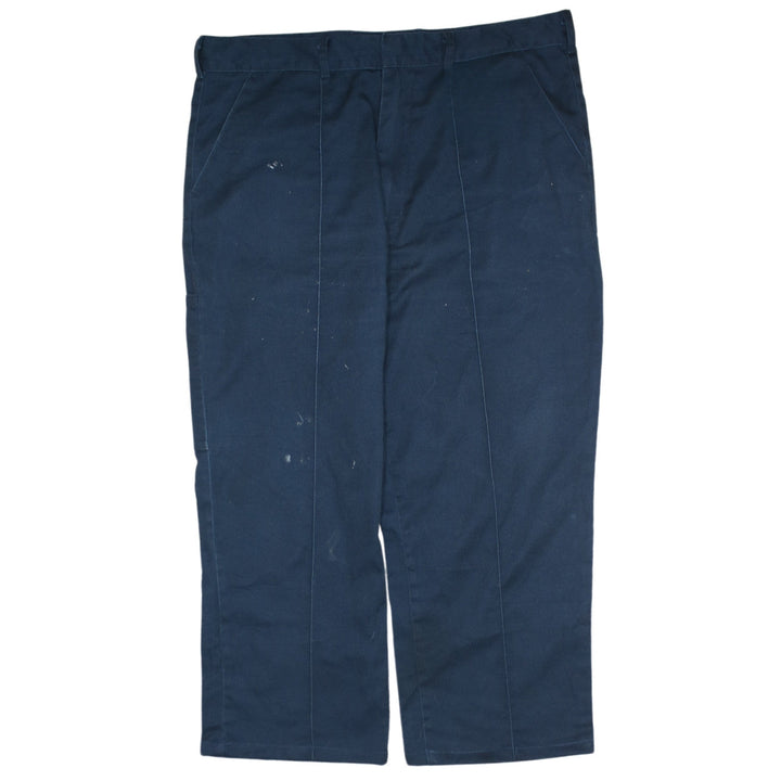 Dickies Men's Blue Work Cargo Trousers 38R Polyester Cotton Regular Fit