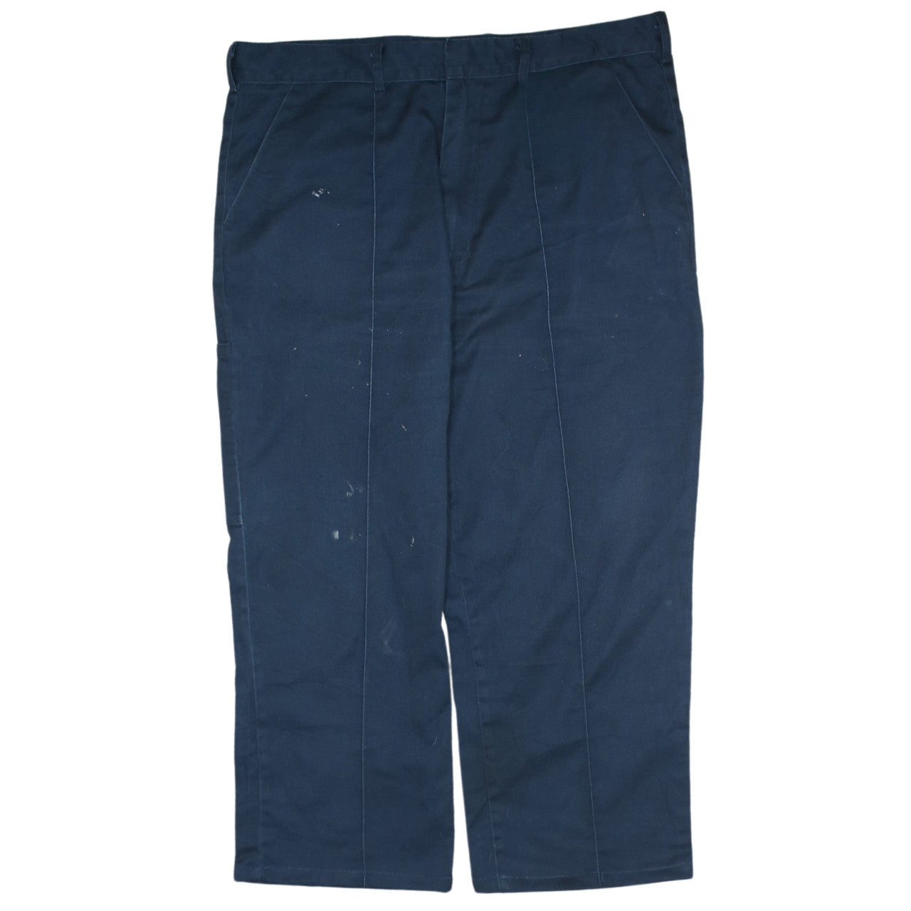 Dickies Men's Blue Work Cargo Trousers 38R Polyester Cotton Regular Fit