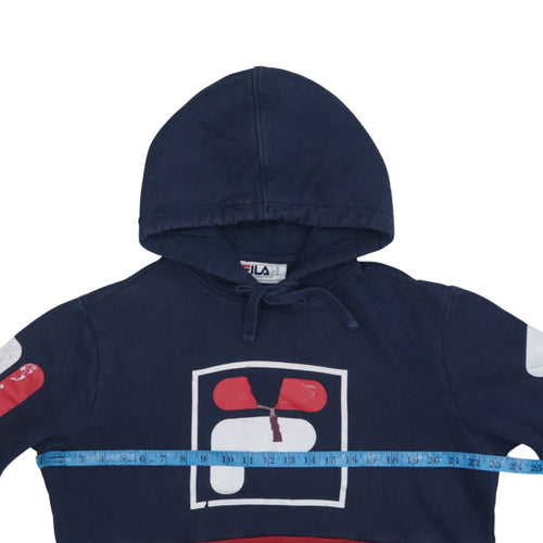 Fila Men’s Multicoloured XS Pullover Hoodie Graphic Logo Sportswear