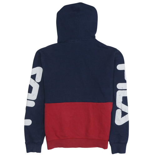 Fila Men’s Multicoloured XS Pullover Hoodie Graphic Logo Sportswear
