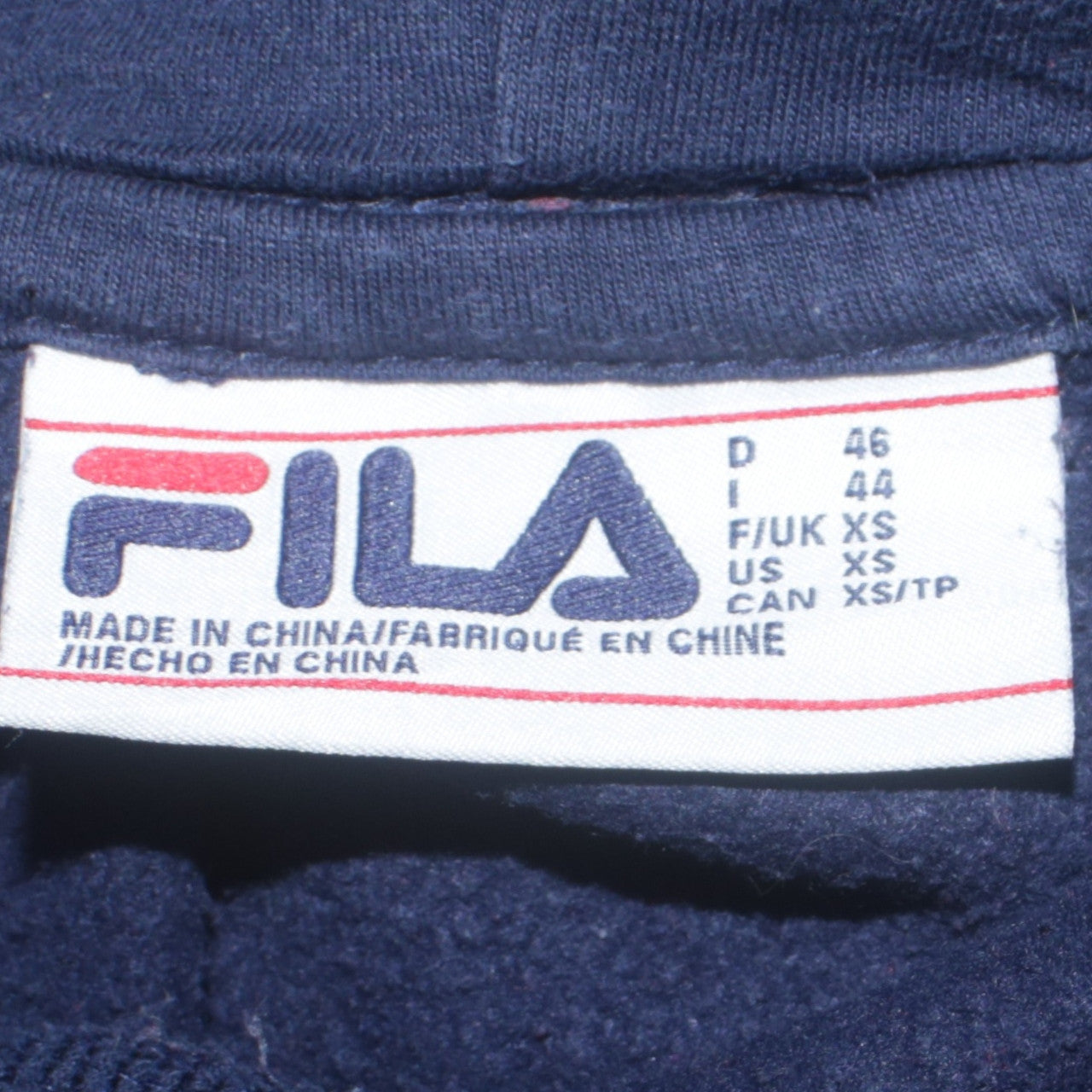 Fila Men’s Multicoloured XS Pullover Hoodie Graphic Logo Sportswear