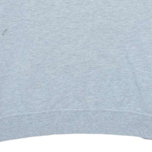 Clique Mens Grey 1/4 Zip Collared Sweatshirt Size M