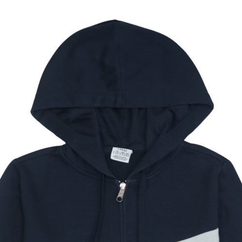 Champion Men's Blue Full Zip Hoodie Large Logo Sportswear