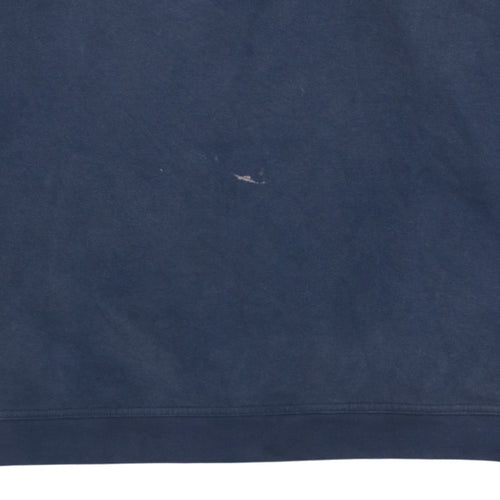 Champion Men's Blue 2XL Pullover Sweatshirt Logo Fleece