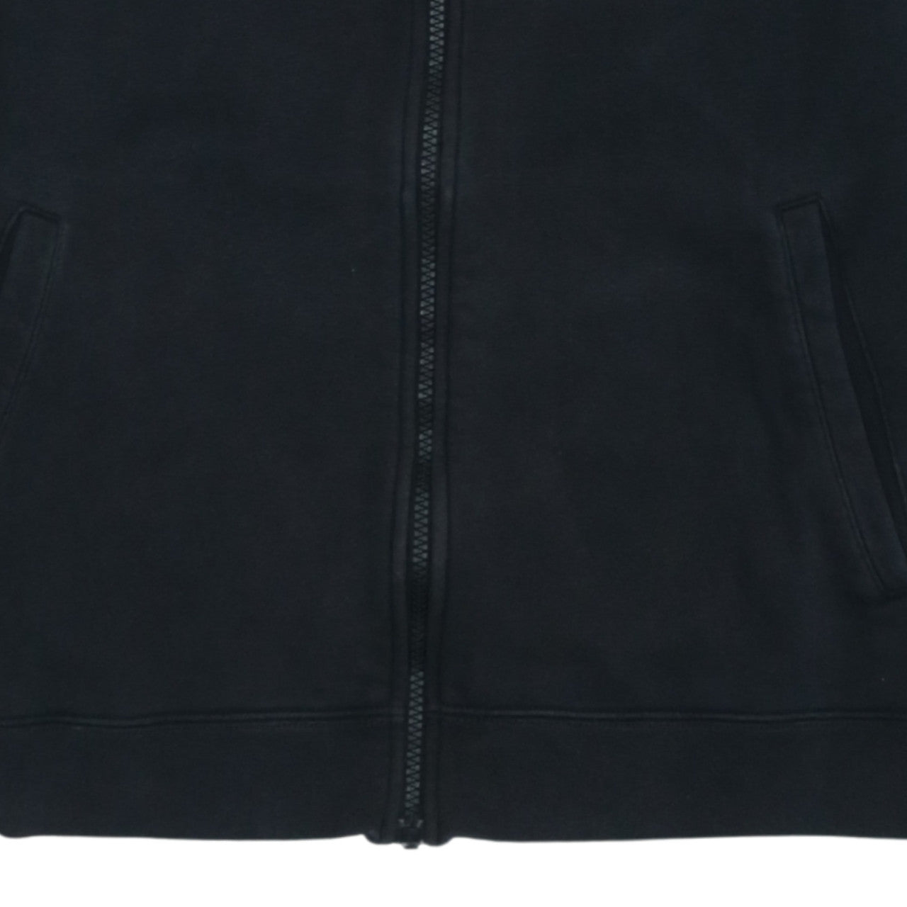 Nike Womens Black Full Zip Track Jacket Size S Cotton Blend