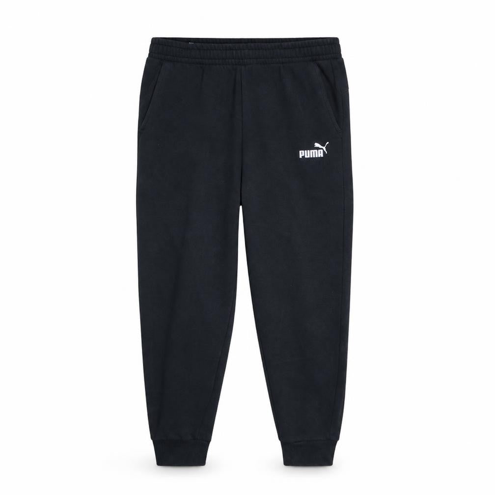 Puma Men's Black XL Jogger Sweatpants Tapered Fleece Athletic Trousers