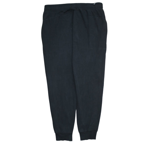 Puma Men's Black XL Jogger Sweatpants Tapered Fleece Athletic Trousers