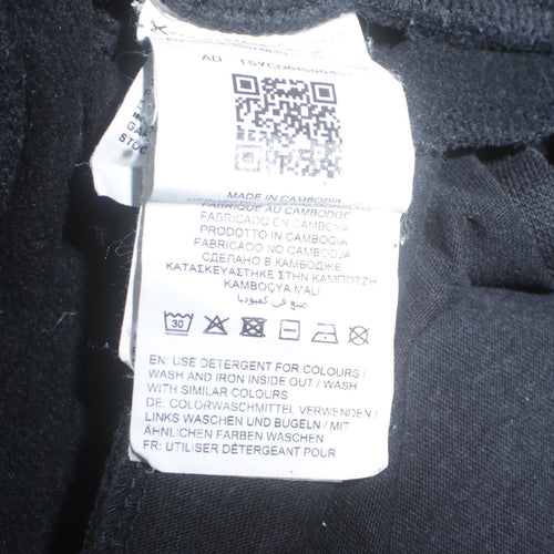 Puma Men's Black XL Jogger Sweatpants Tapered Fleece Athletic Trousers