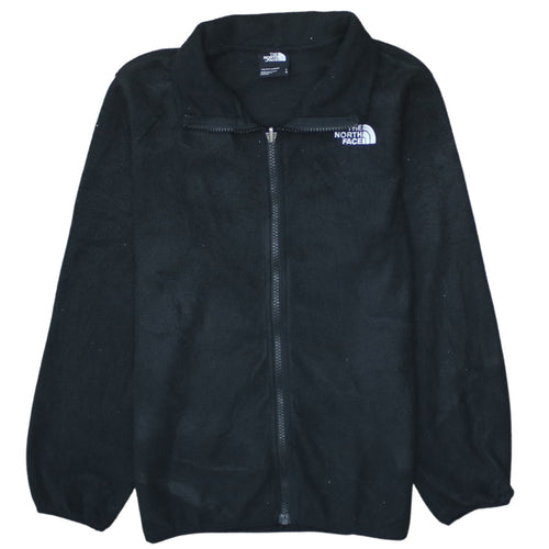 The North Face Boys Black Fleece Full Zip Active Jacket Size L Youth