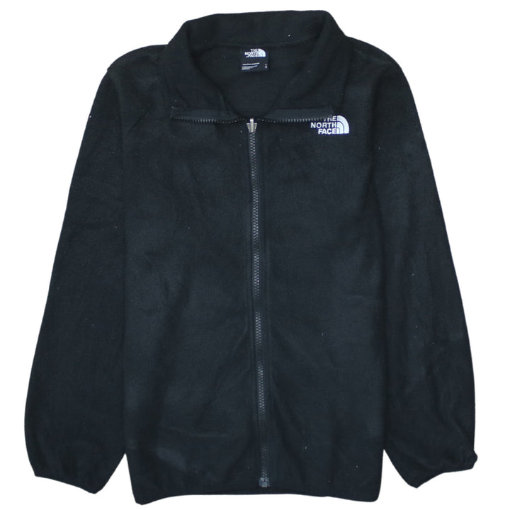 The North Face Boys Black Fleece Full Zip Active Jacket Size L Youth