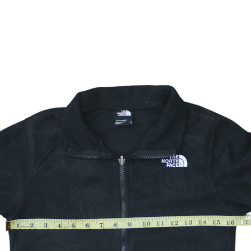 The North Face Boys Black Fleece Full Zip Active Jacket Size L Youth