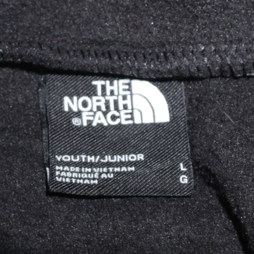 The North Face Boys Black Fleece Full Zip Active Jacket Size L Youth