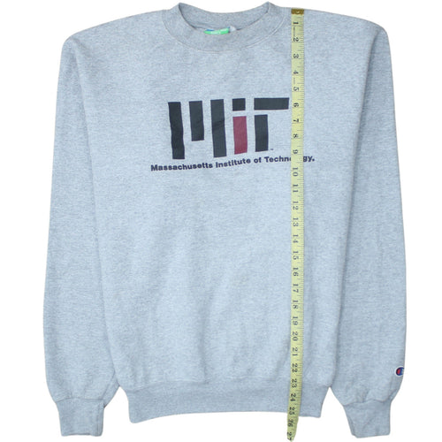 Champion Men's Grey MIT Graphic Pullover Sweatshirt Size S