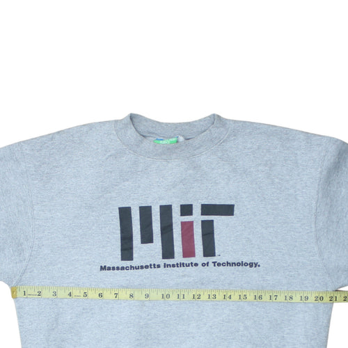 Champion Men's Grey MIT Graphic Pullover Sweatshirt Size S