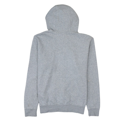 Nike Men's Grey Pullover Hoodie M Regular Fit Sports Style