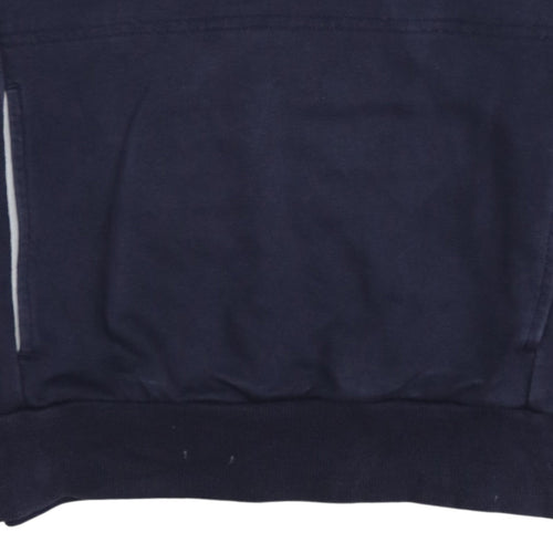 Puma Men's Blue Small Pullover Hoodie with Logo Front