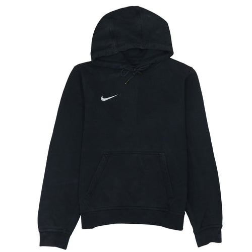 Nike Women's Black Small Pullover Hoodie Sweatshirt with Logo