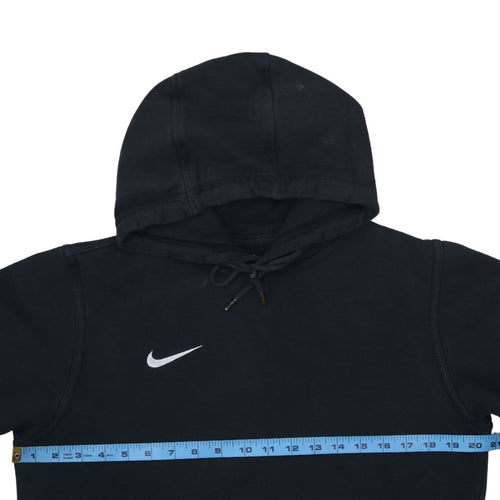 Nike Women's Black Small Pullover Hoodie Sweatshirt with Logo