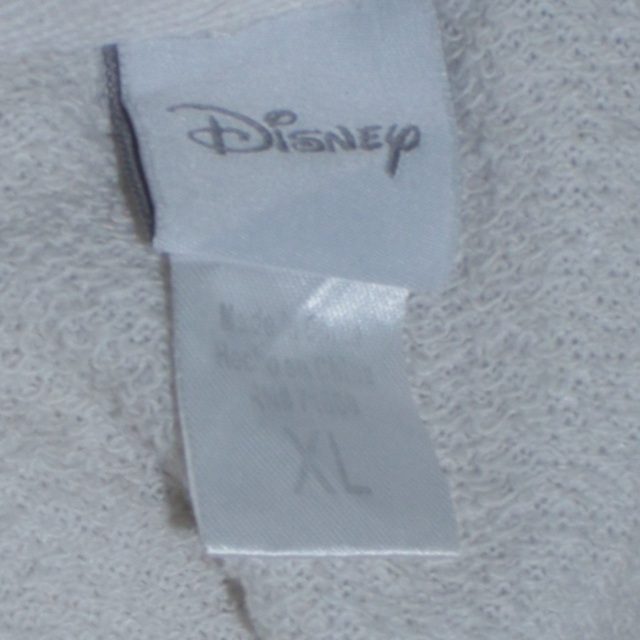 Disney Women White Mickey Mouse Print Pullover Hoodie XL