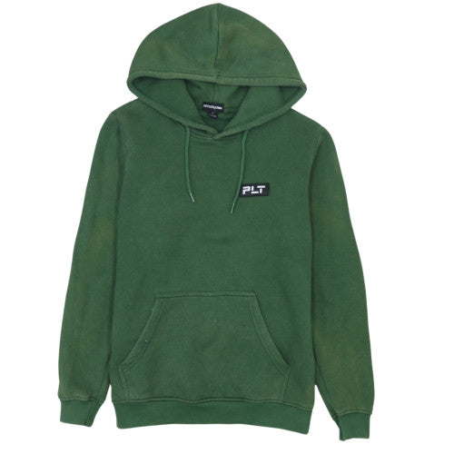 PrettyLittleThing Women’s Green Pullover Hoodie XS Logo Casual